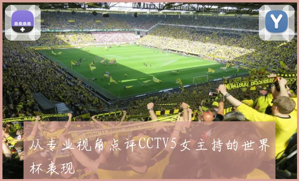 从专业视角点评CCTV5女主持的世界杯表现